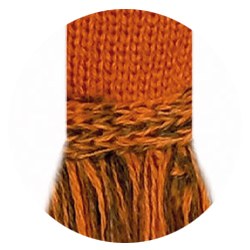 burnt orange/bracken