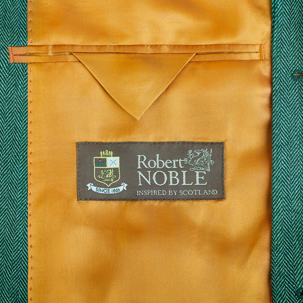 Men's Sports Jacket, Herringbone, Dark Green