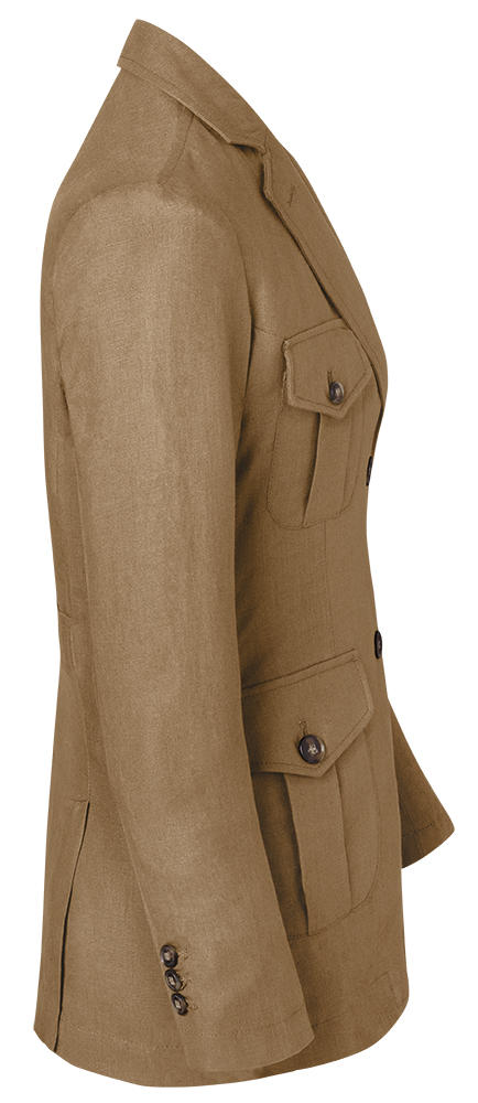 Damenblazer Safari, Irisches Leinen