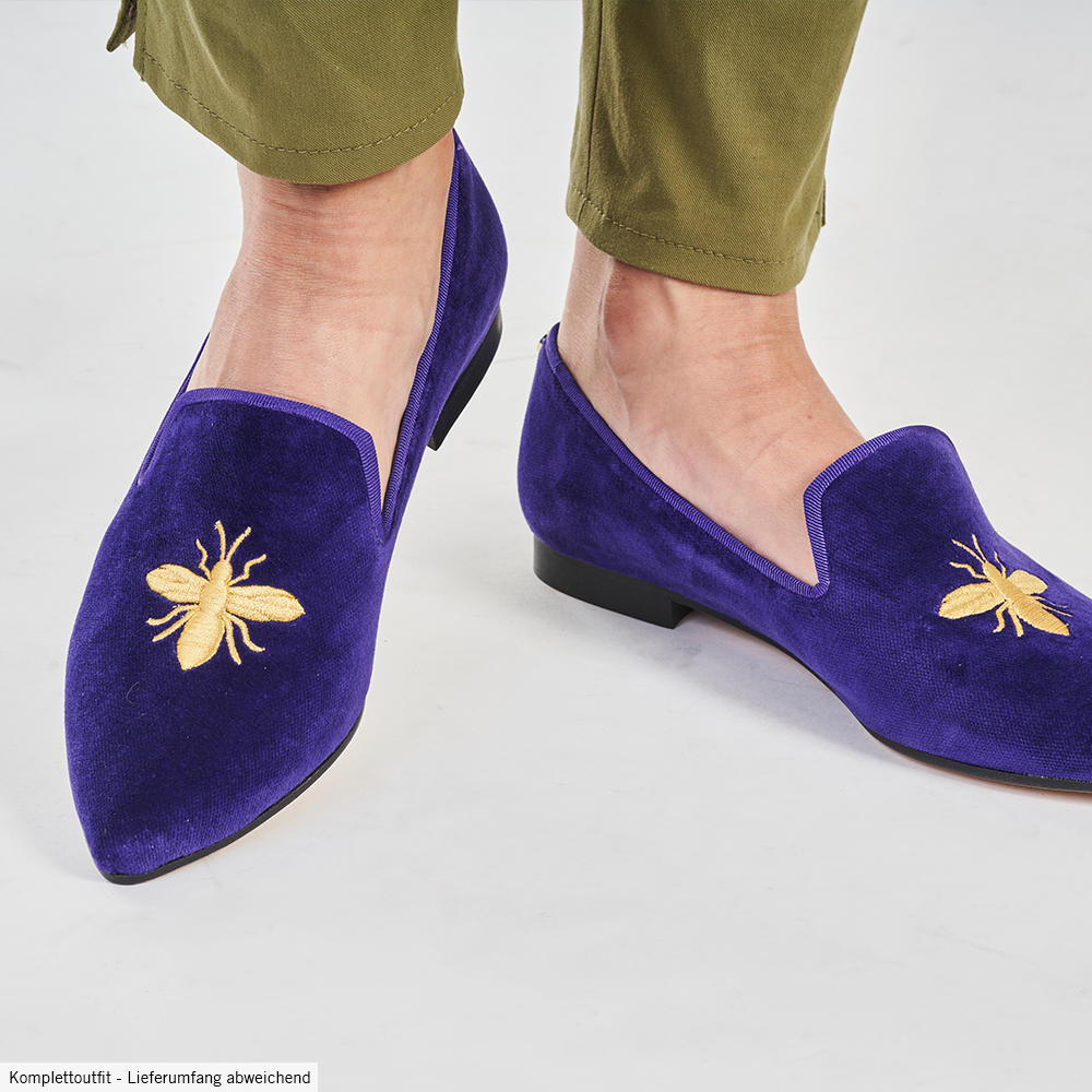 Damen Samt Loafer »Bee«