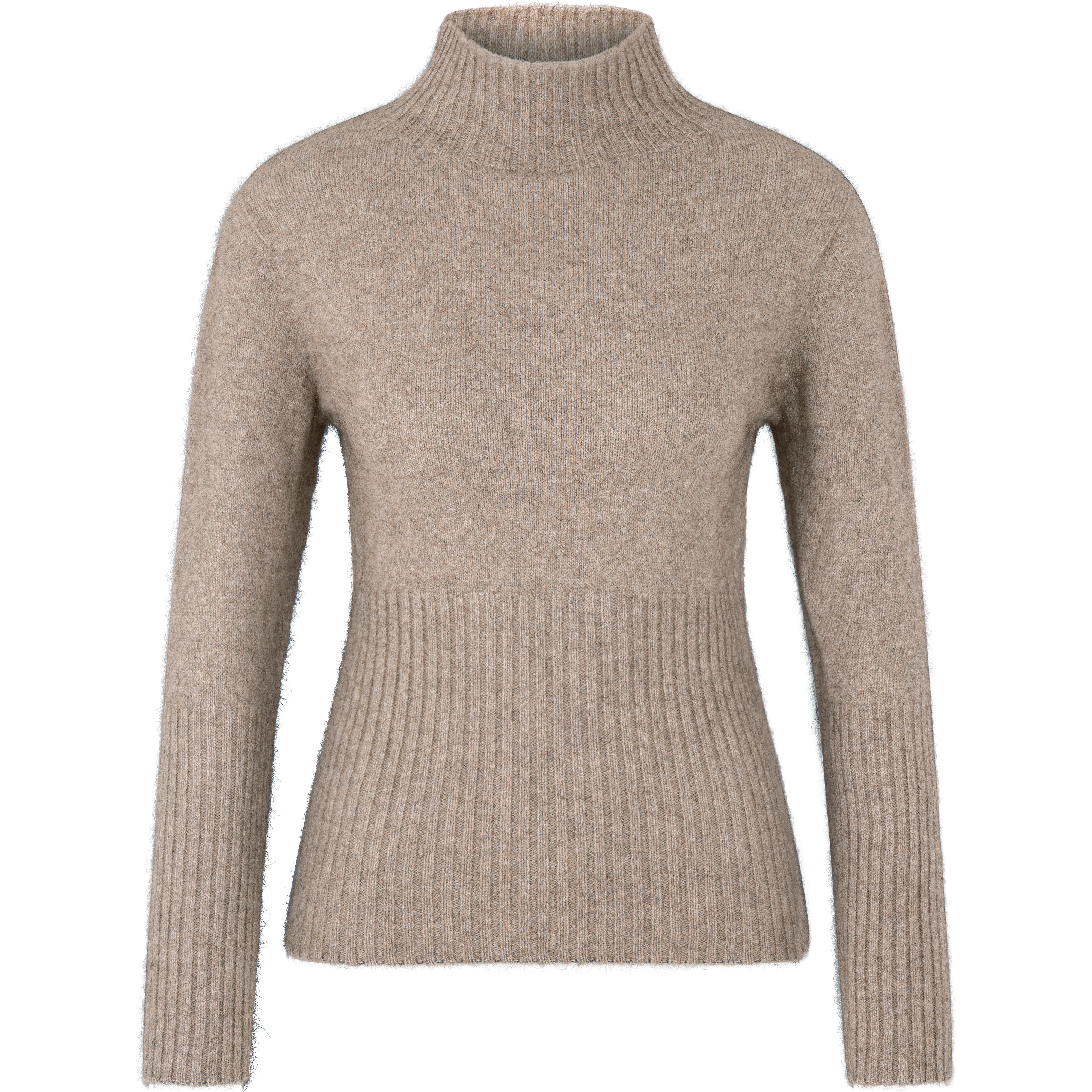 Damen Rip-Pullover Merino-Possum