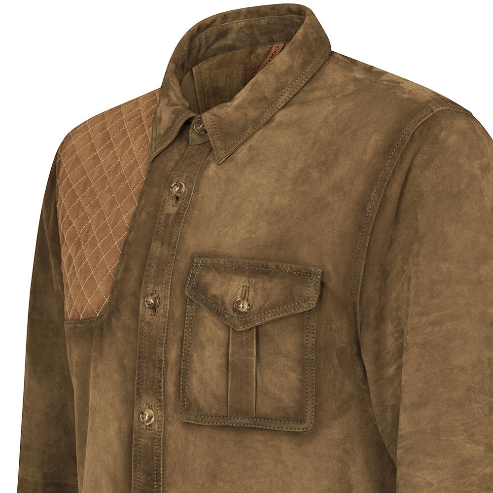 Herren Leder Jagd-Hemd-Jacke »Jaeger«