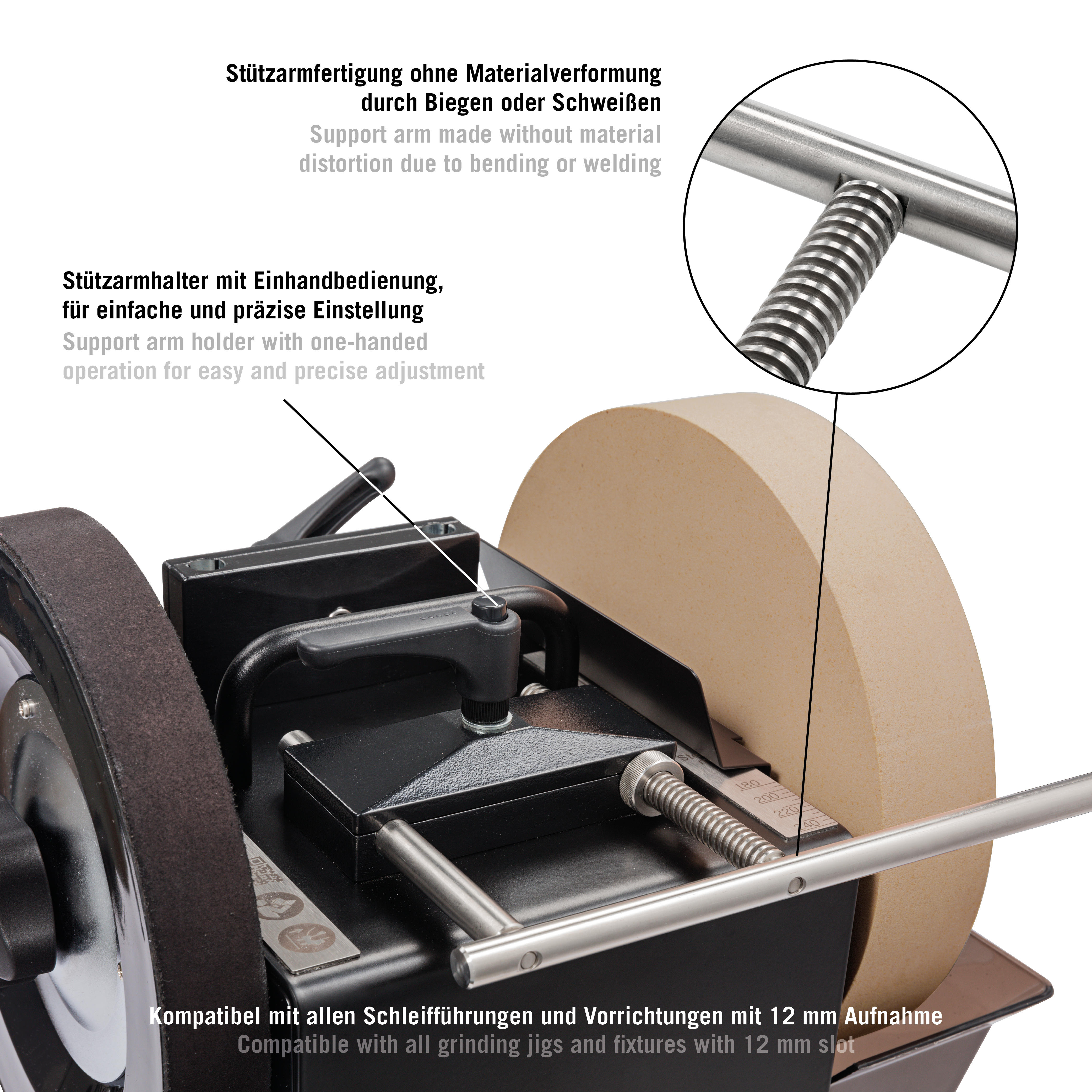 DICTUM® Support Arm for Sharpening Guides