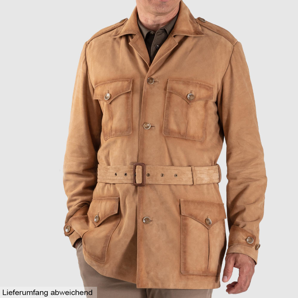 Herren Leder Safari Jacke »Professeur«