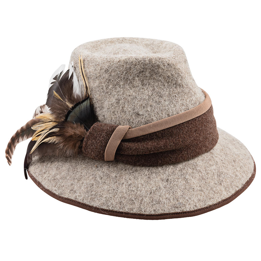 Damenhut »Lale«, mit Federschmuck