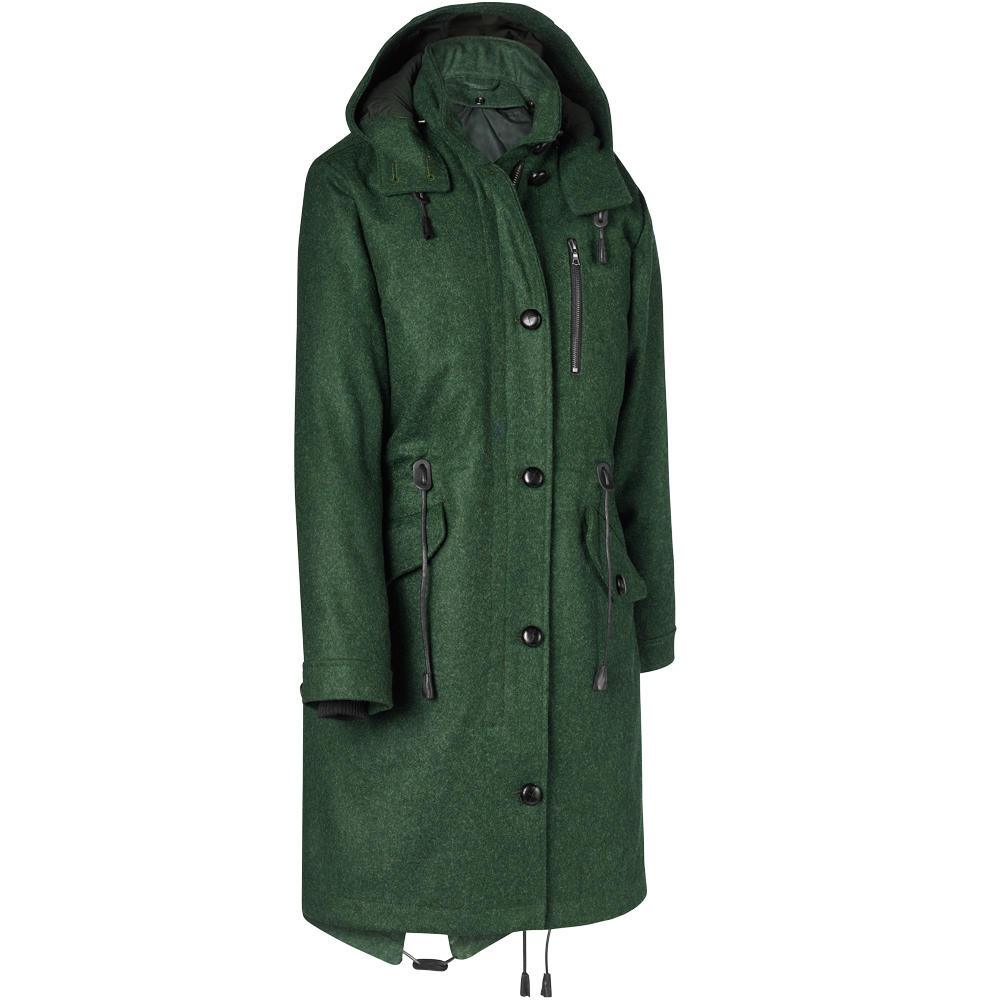Damen Lodenparka, grün