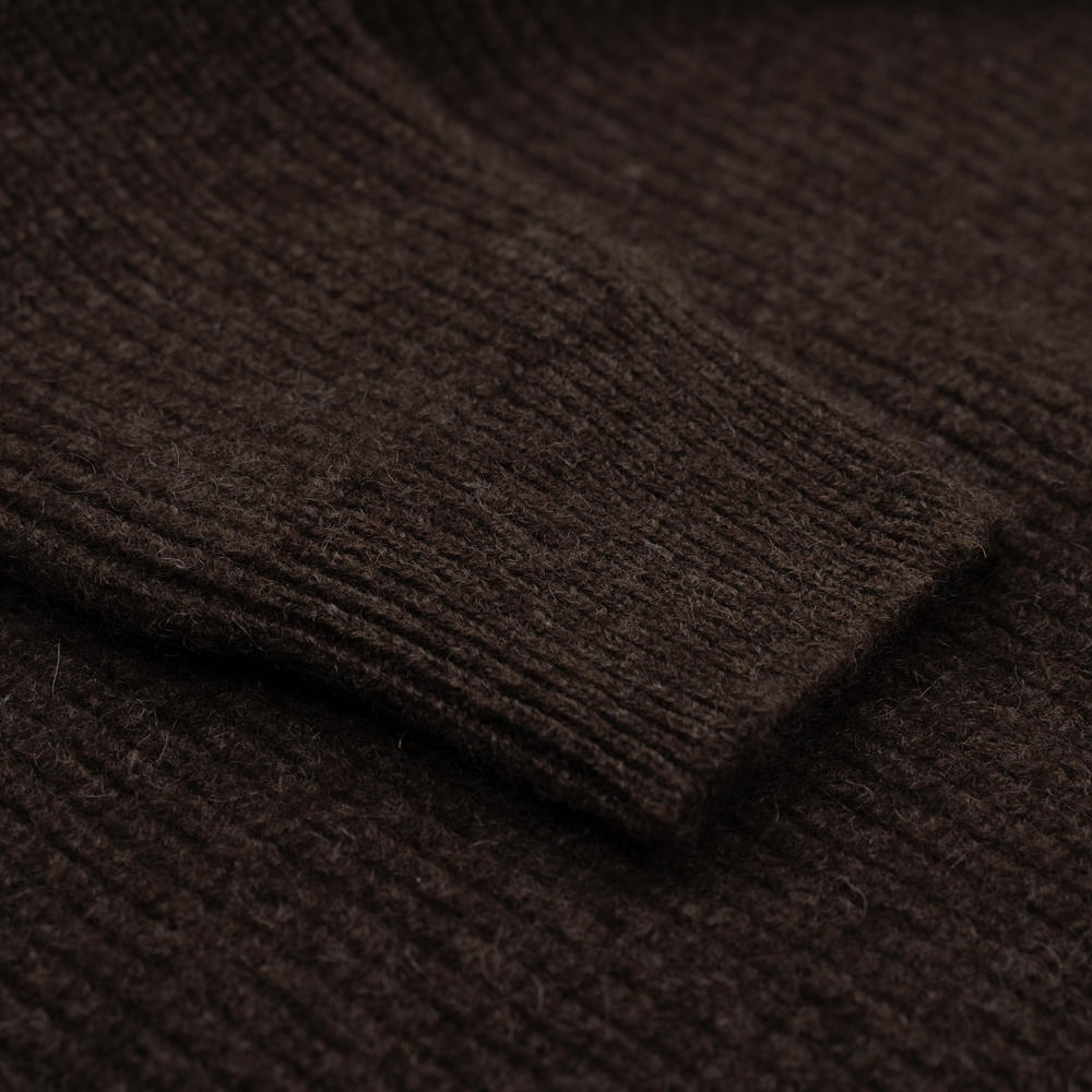 Pull à col roulé en laine de yak