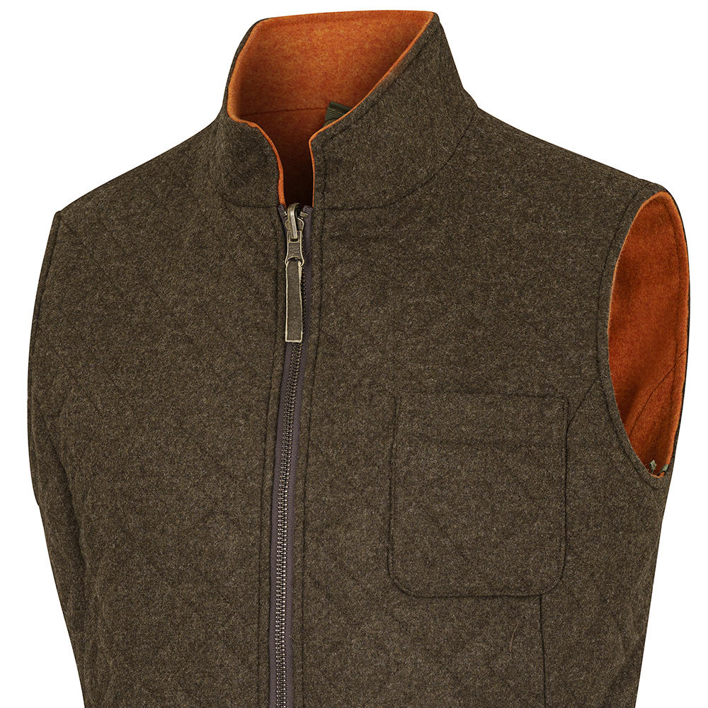 Gilet réversible en loden pour femme » Dani «