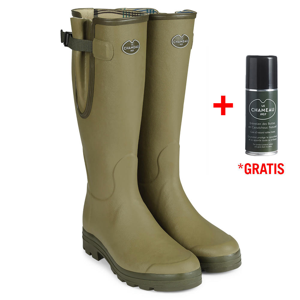Le Chameau Herren-Gummistiefel Vierzon, Jerseyfutter