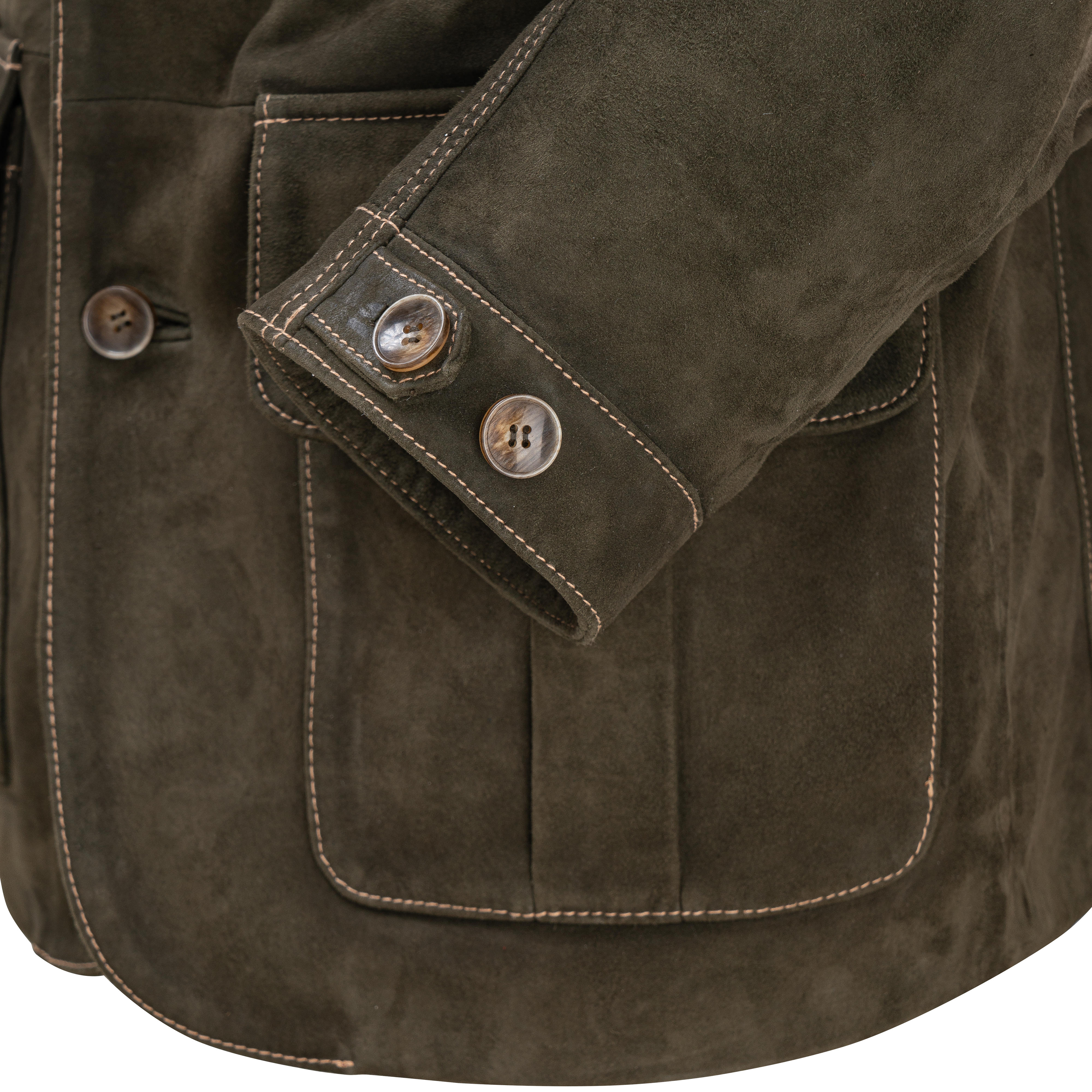 Herren Leder-Fieldjacket »Guerrier«