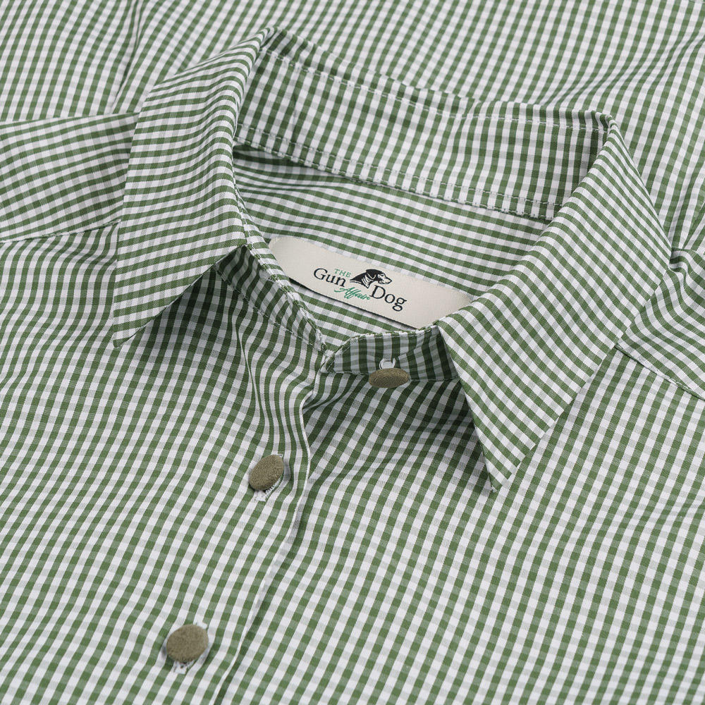 Gingham Ladies Blouse, with Patches