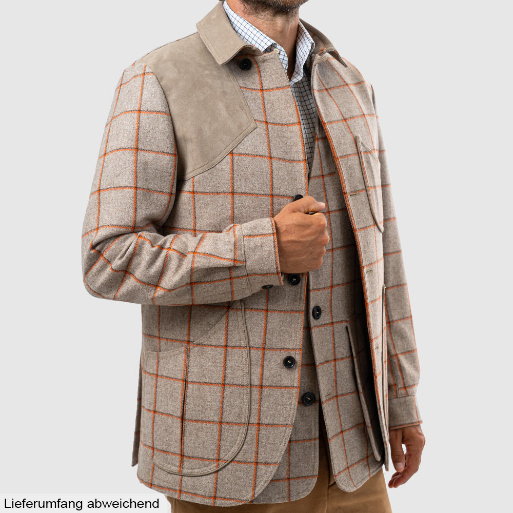 The GunDog Affair Herren-Shootingjacket »Mersey«, beige/orange