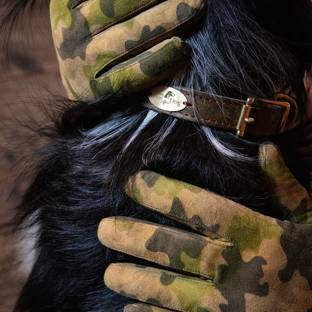 Gants pour femme laiton MESSINA, velours de chèvre/doublure en cachemire/velours de lapin