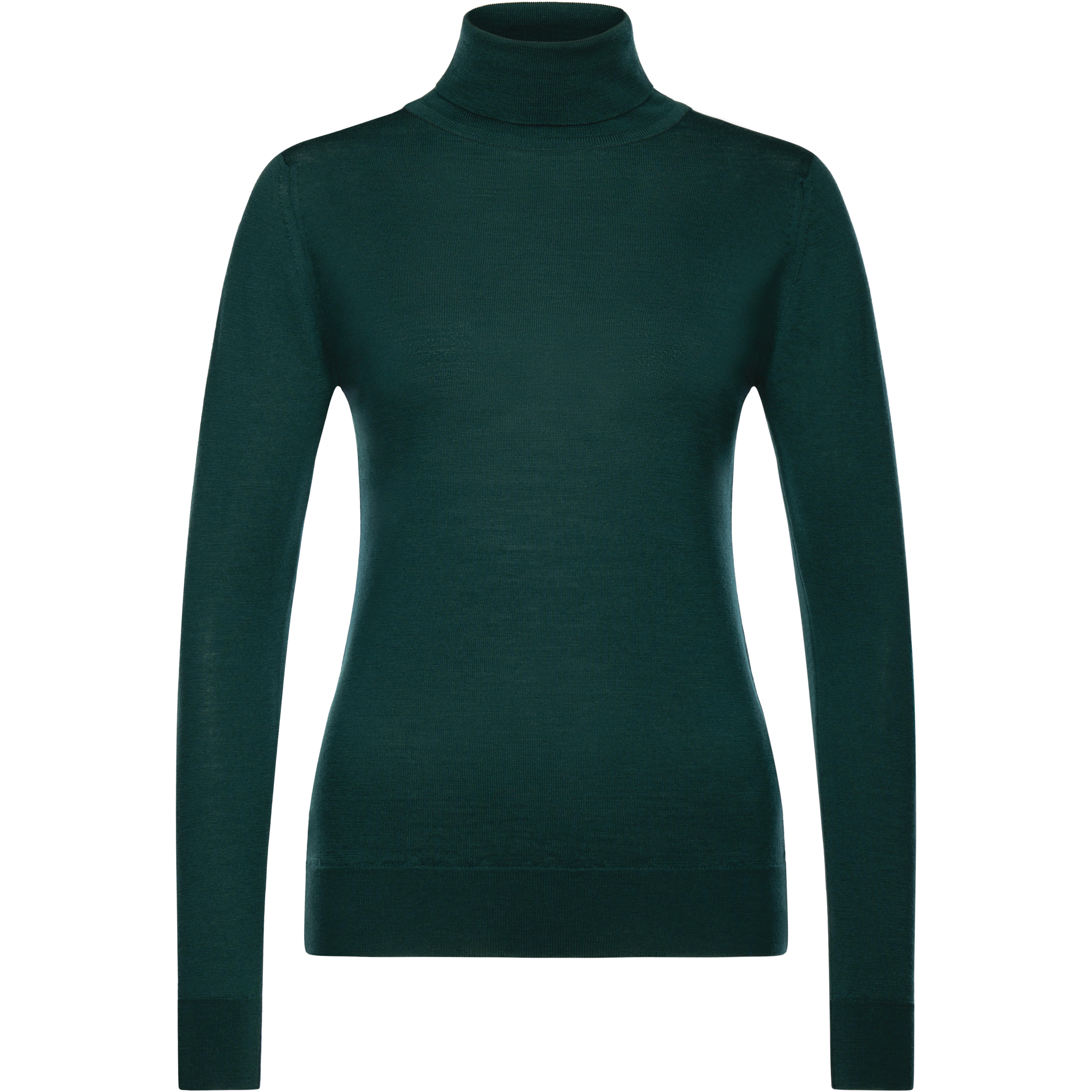 John Smedley Damen Rollkragen-Pullover, Merino Extrafein
