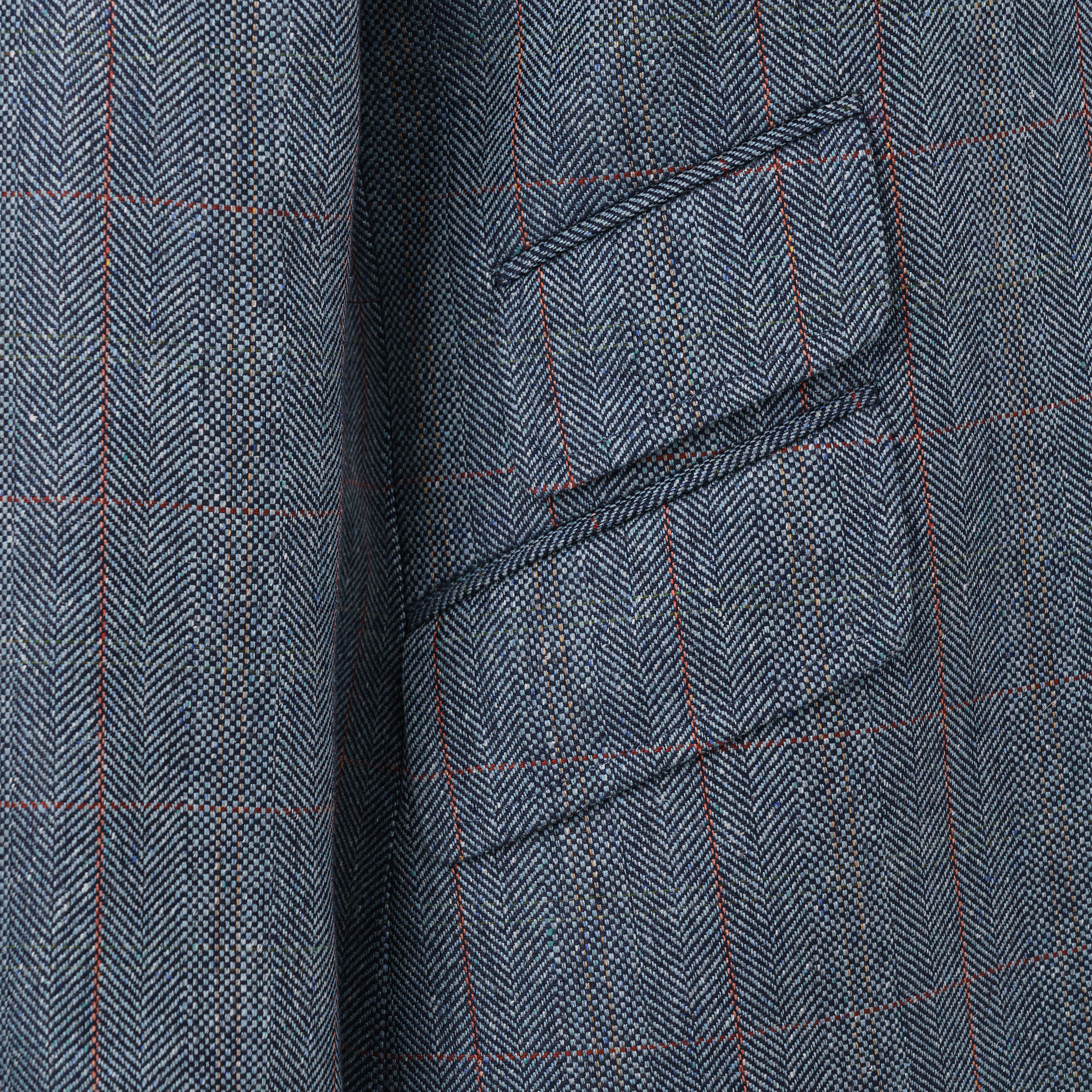 Blazer en soie pour femme, bleu