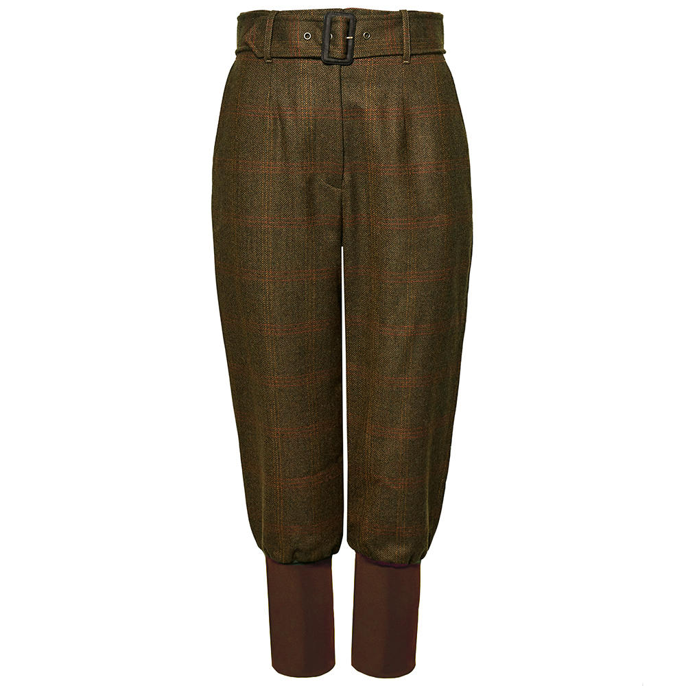 Purdey High Waist Damen Tweed Breeks, Mount