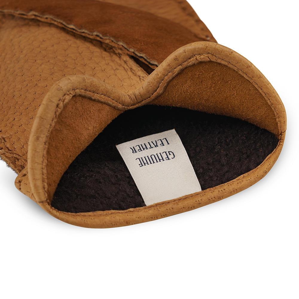 Herren Handschuhe ALAMOR, Peccaryleder mit Lammfell 