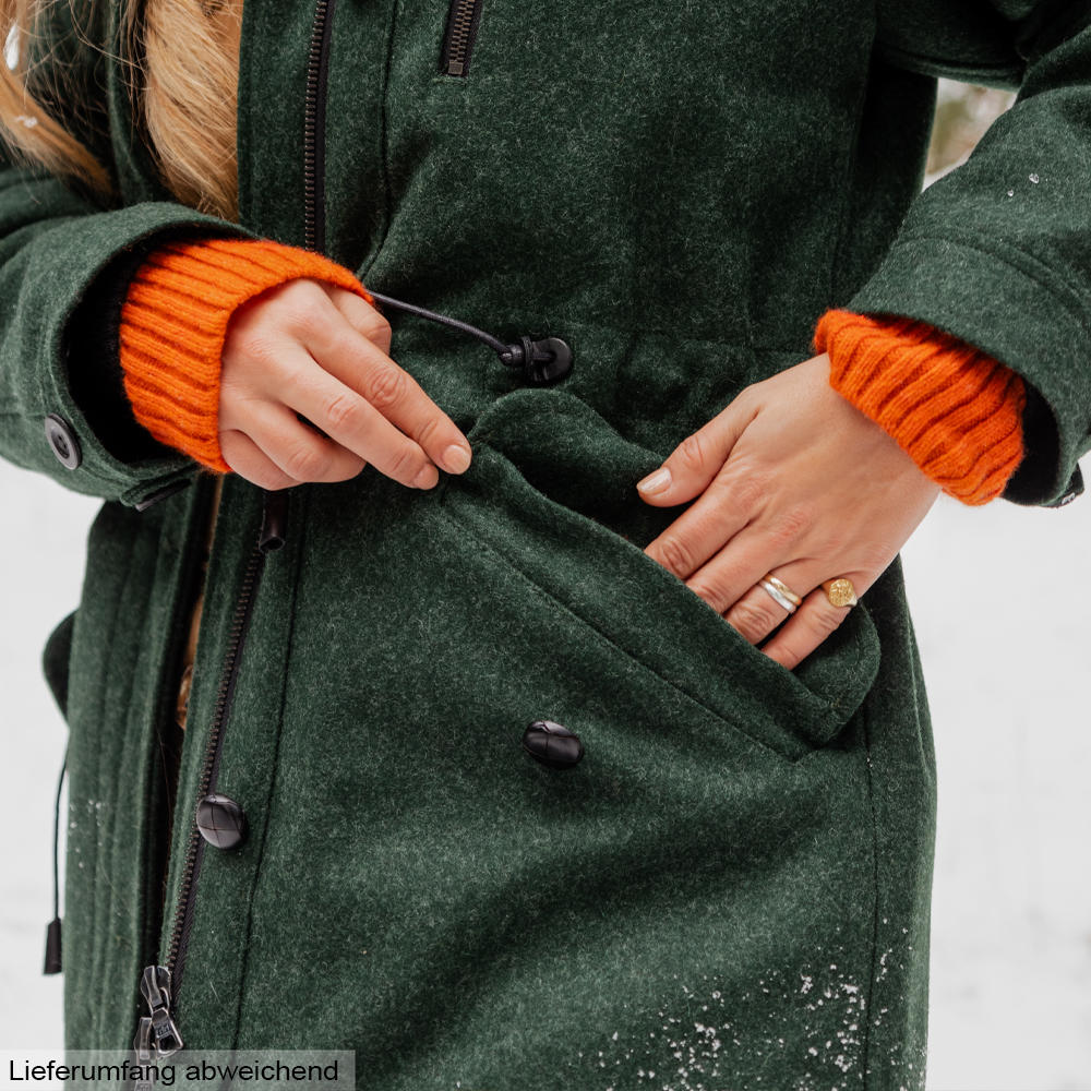 Damen Lodenparka, grün