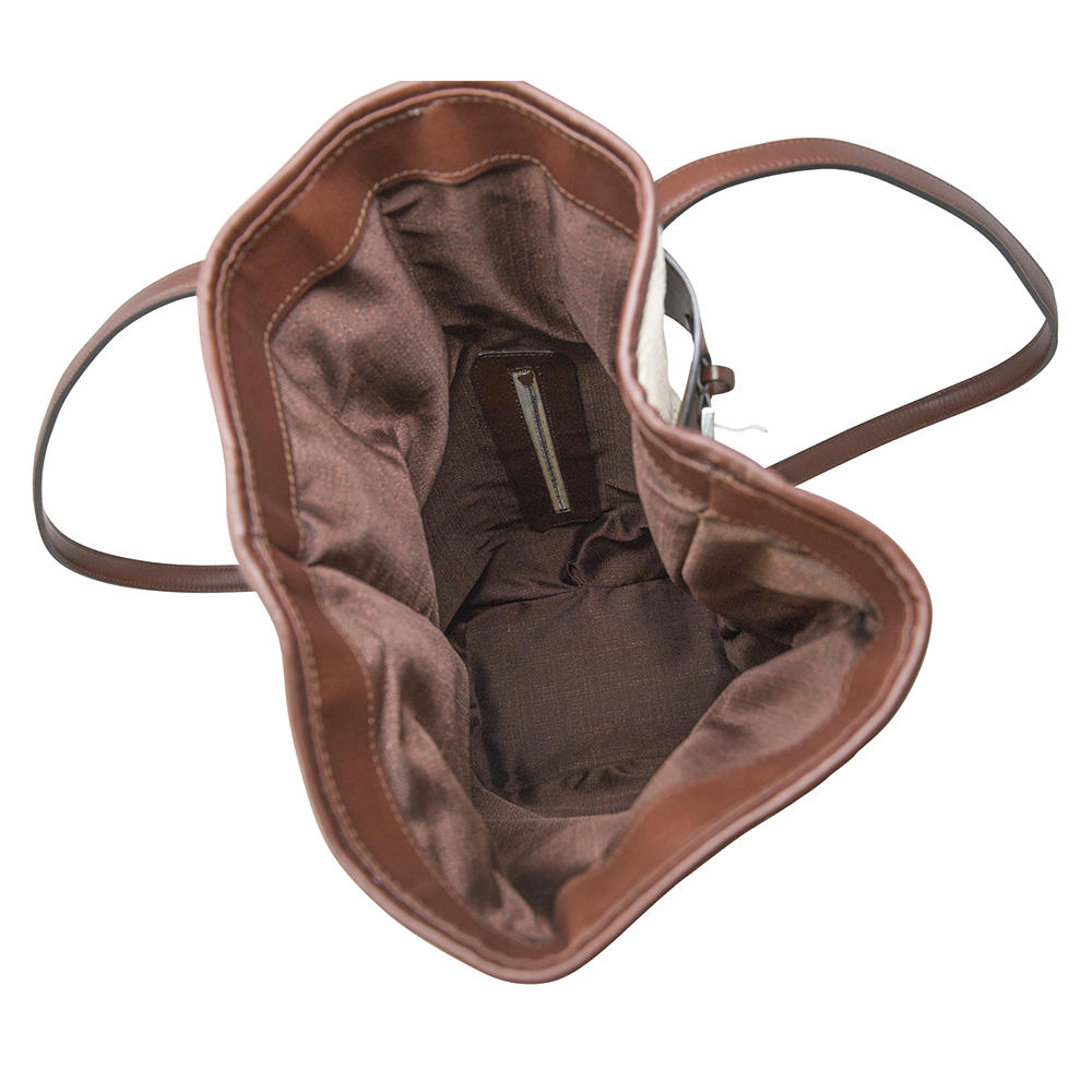 Athison Baumwollrucksack, sand/braun