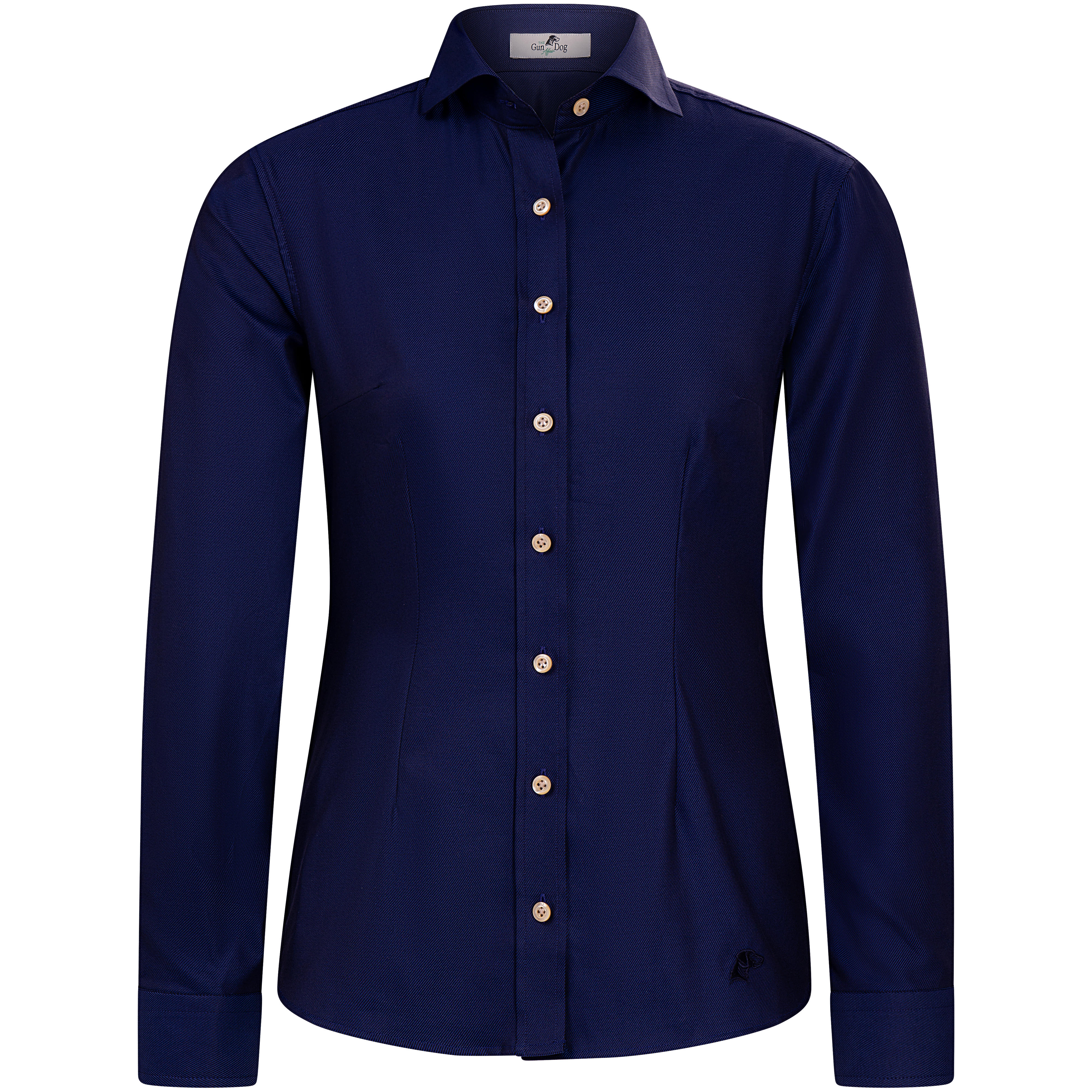 Damenbluse »Amber«, Twill, nachtblau