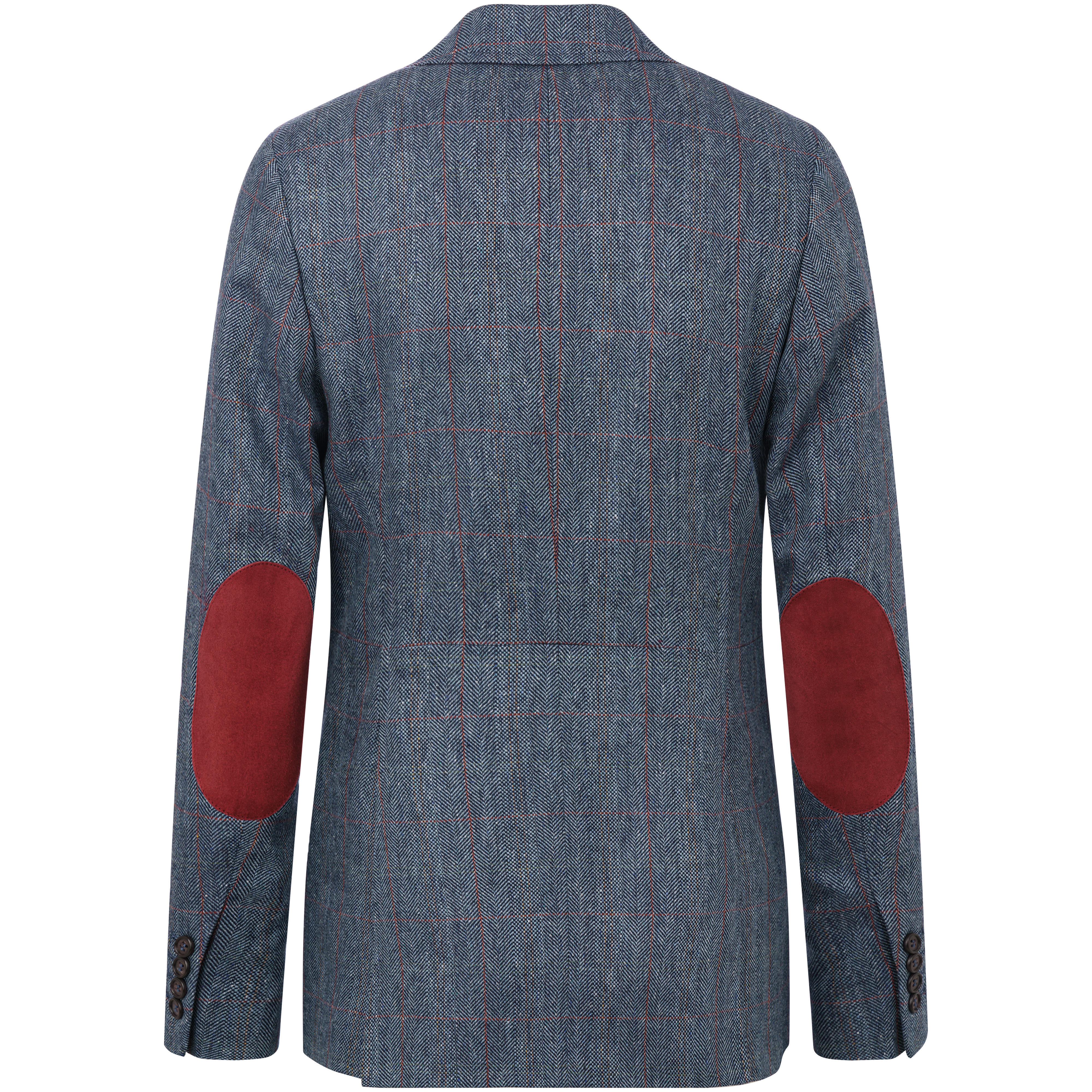 Blazer en soie pour femme, bleu