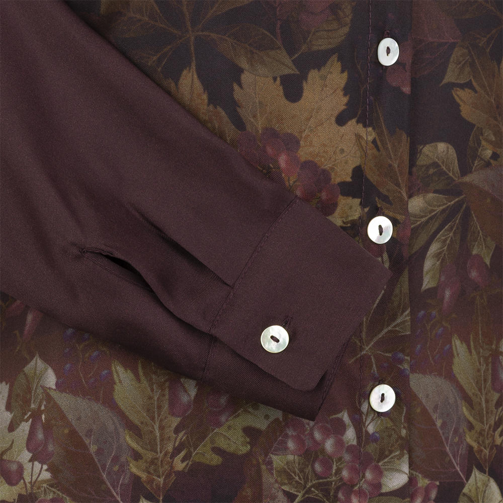 Chemise en soie »Allover Print«