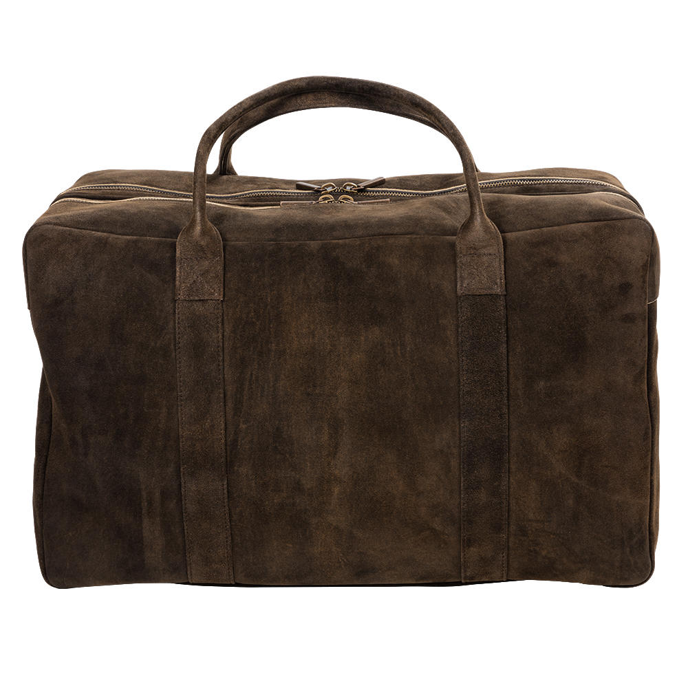 Weekender, Ziegenvelours, walnuss