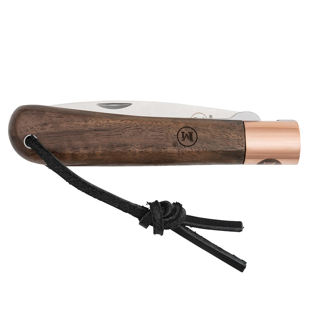 Couteau pliant MAIN » Copper Line «, noyer