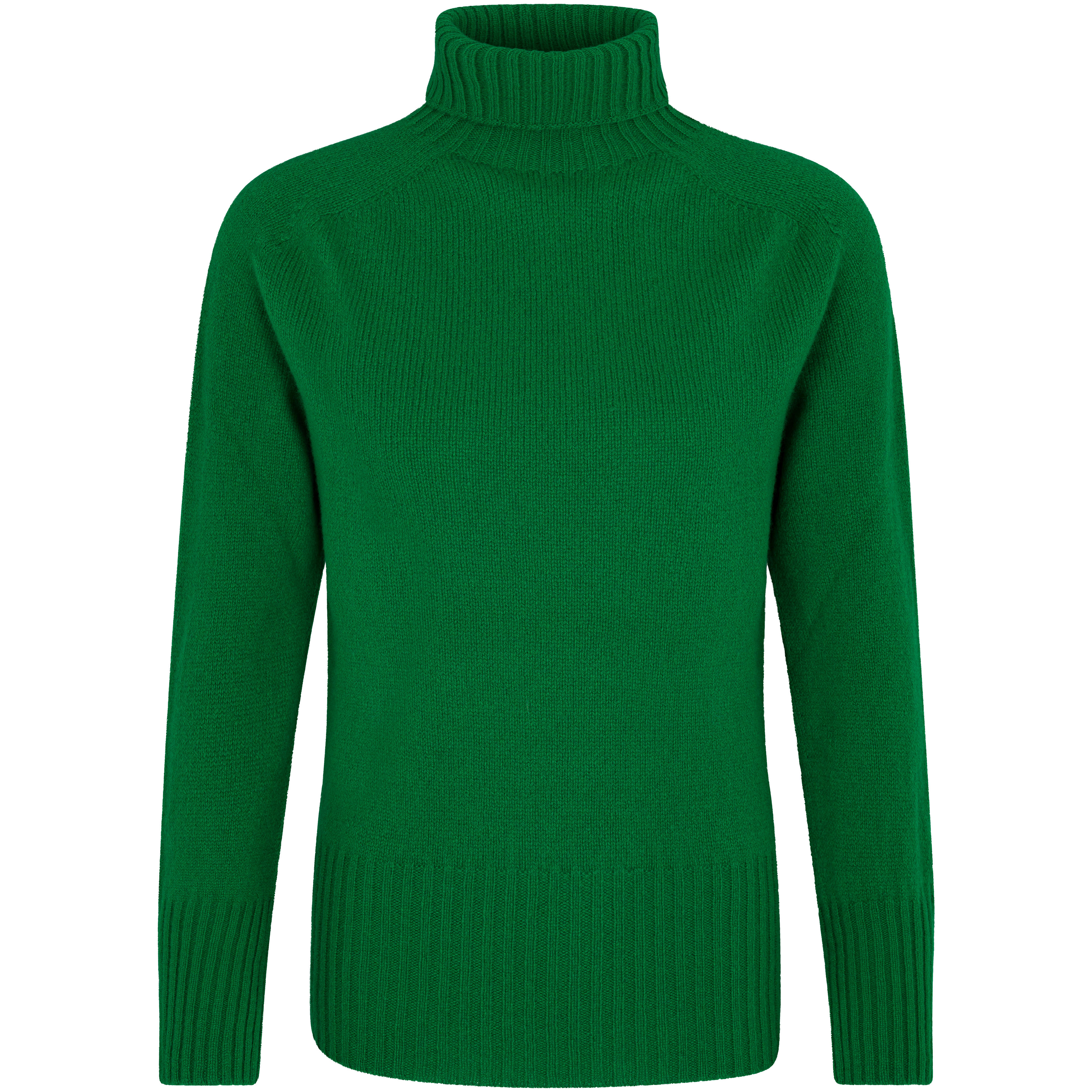Pull à col roulé en laine d’agneau pour femme,