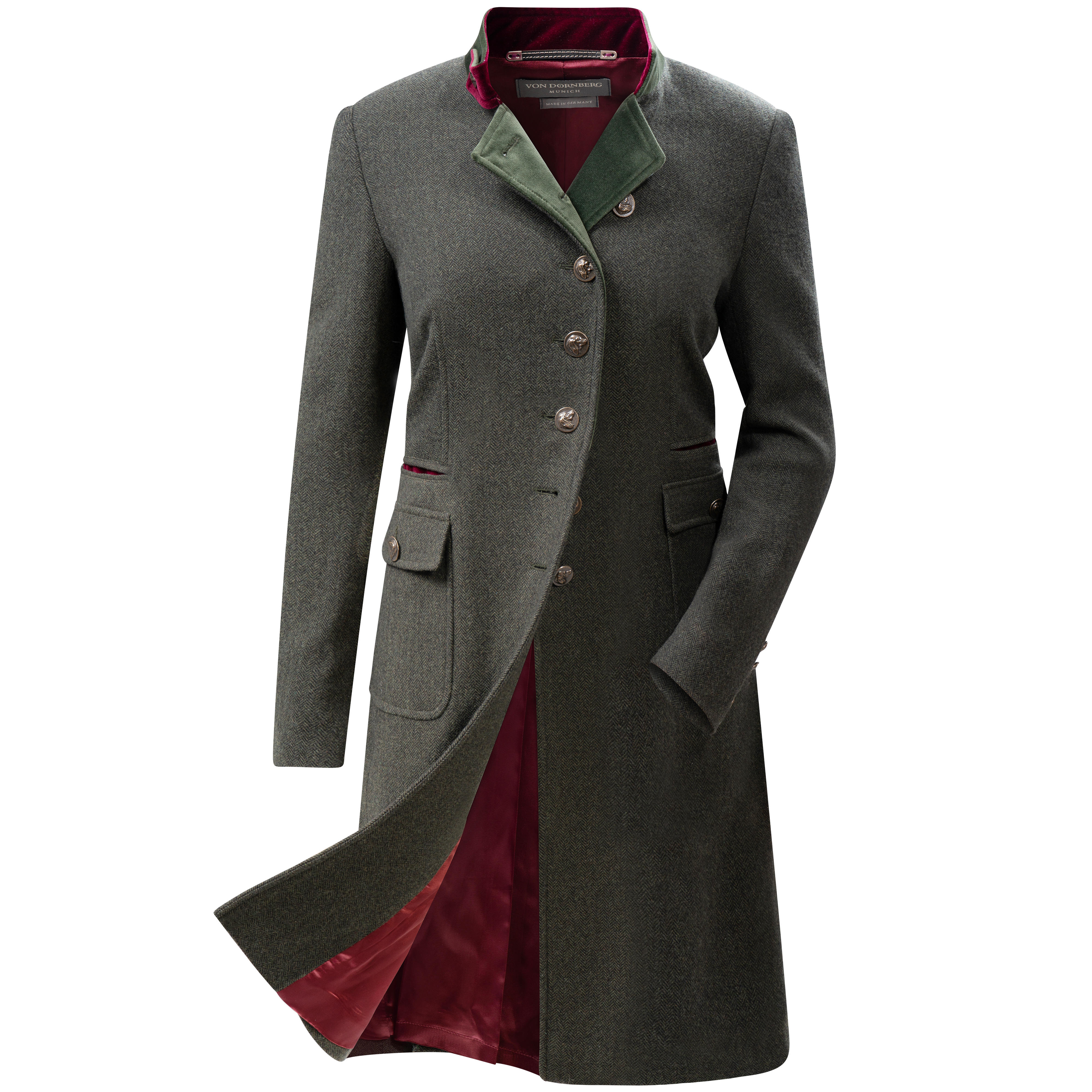von Dörnberg, Damen Gehrock Eleonora, Cashmere-Fischgrat