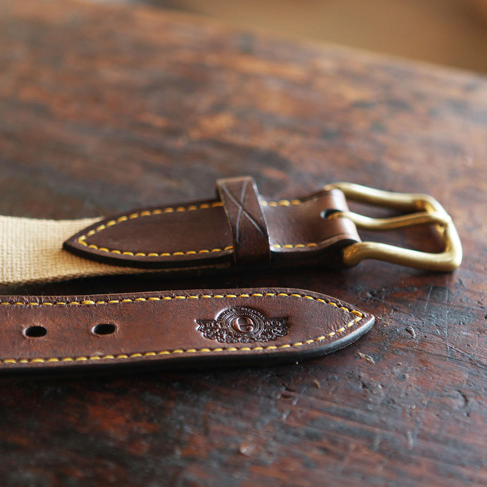 Els & Co. Gürtel »Middelburg Elegance«, Leder/Canvas