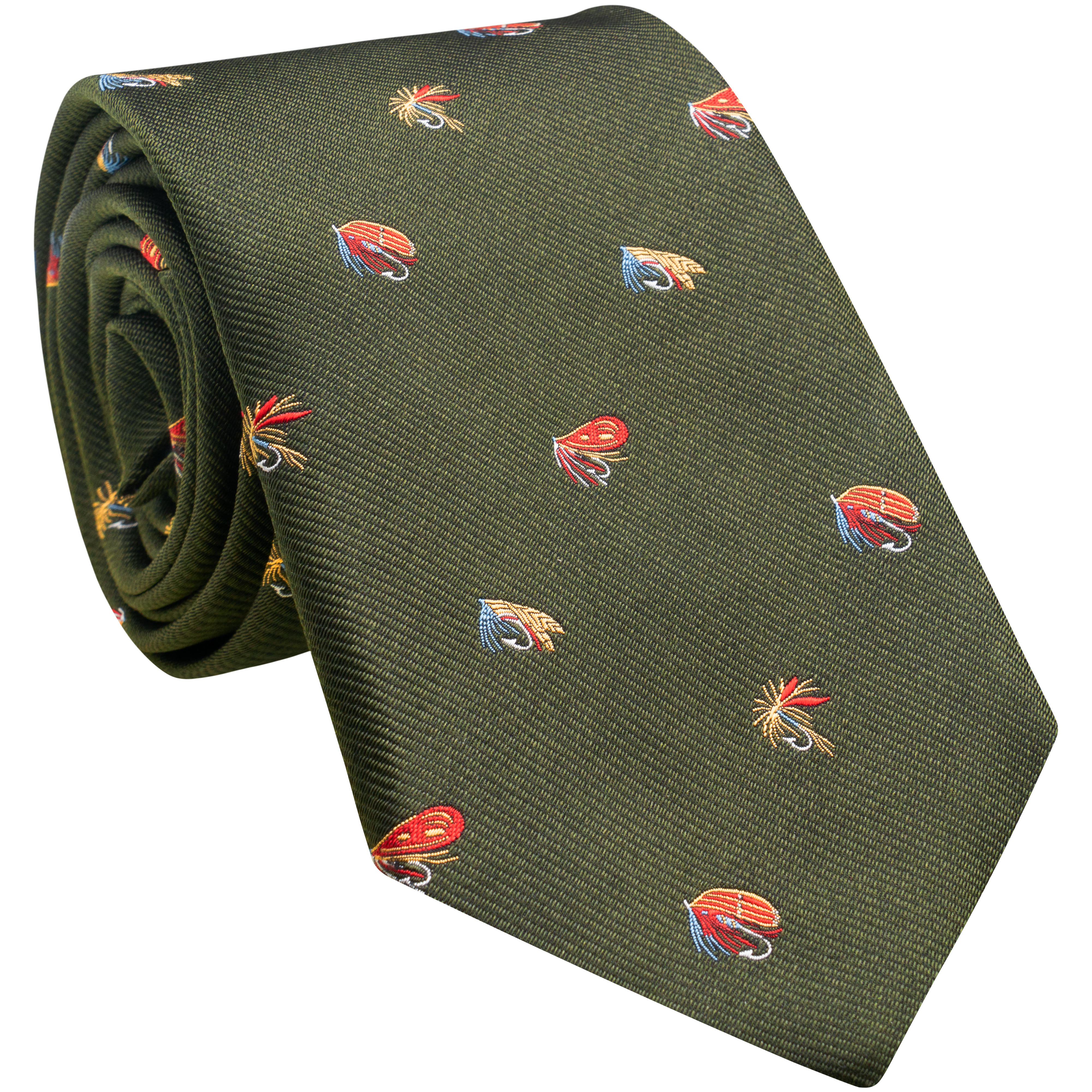 The GunDog Affair Tie, Fly Fishing Motif