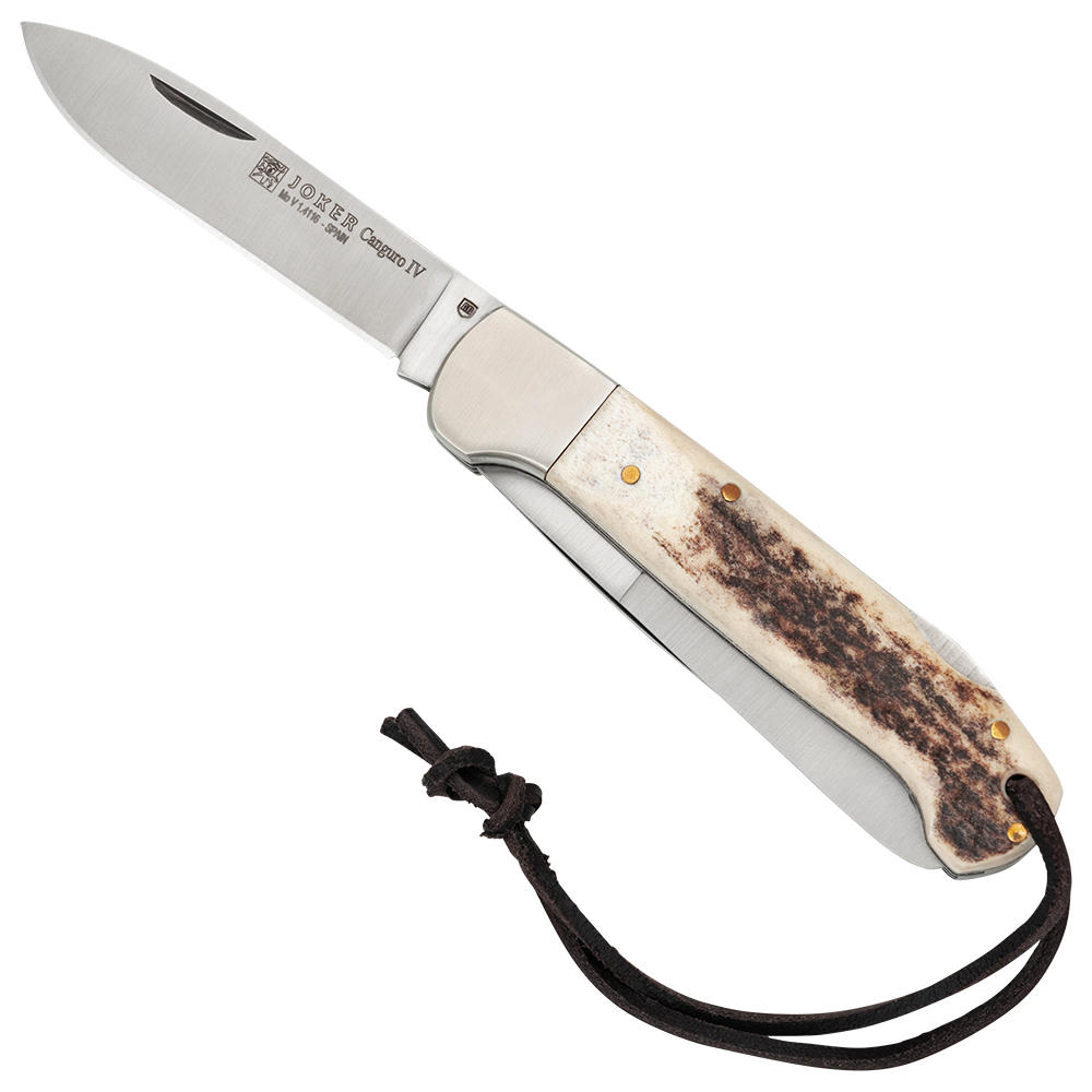 Joker™ Jagd-Klappmesser Canguro IV, Hirschhorn