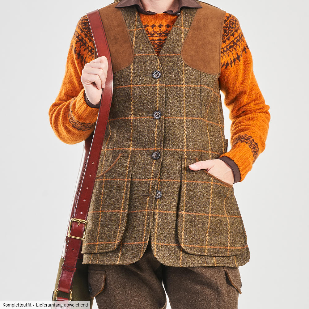 Chrysalis Ladies Shooting Vests, Tweed, Check