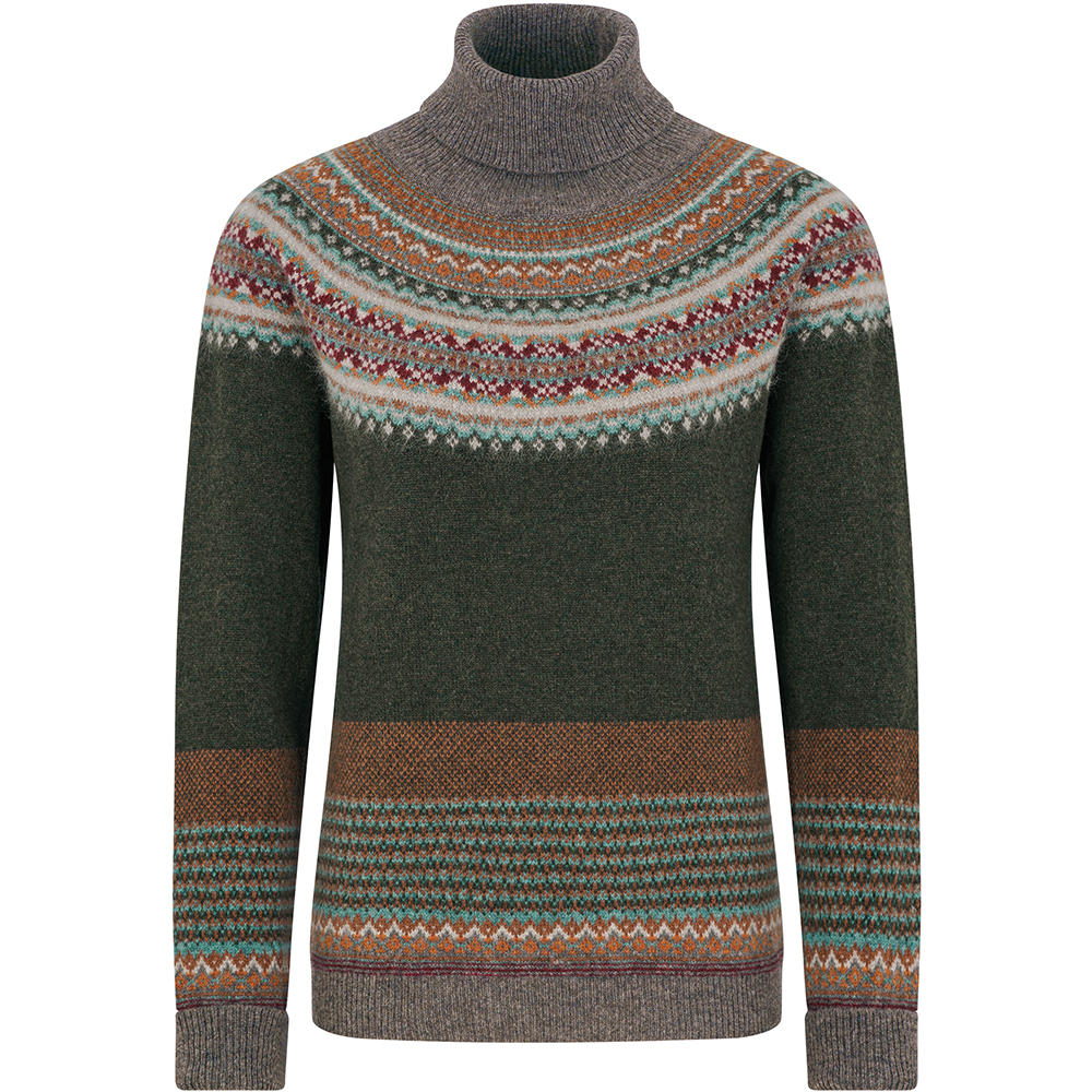 Eribé Damenpullover Rollkragen Fair Isle