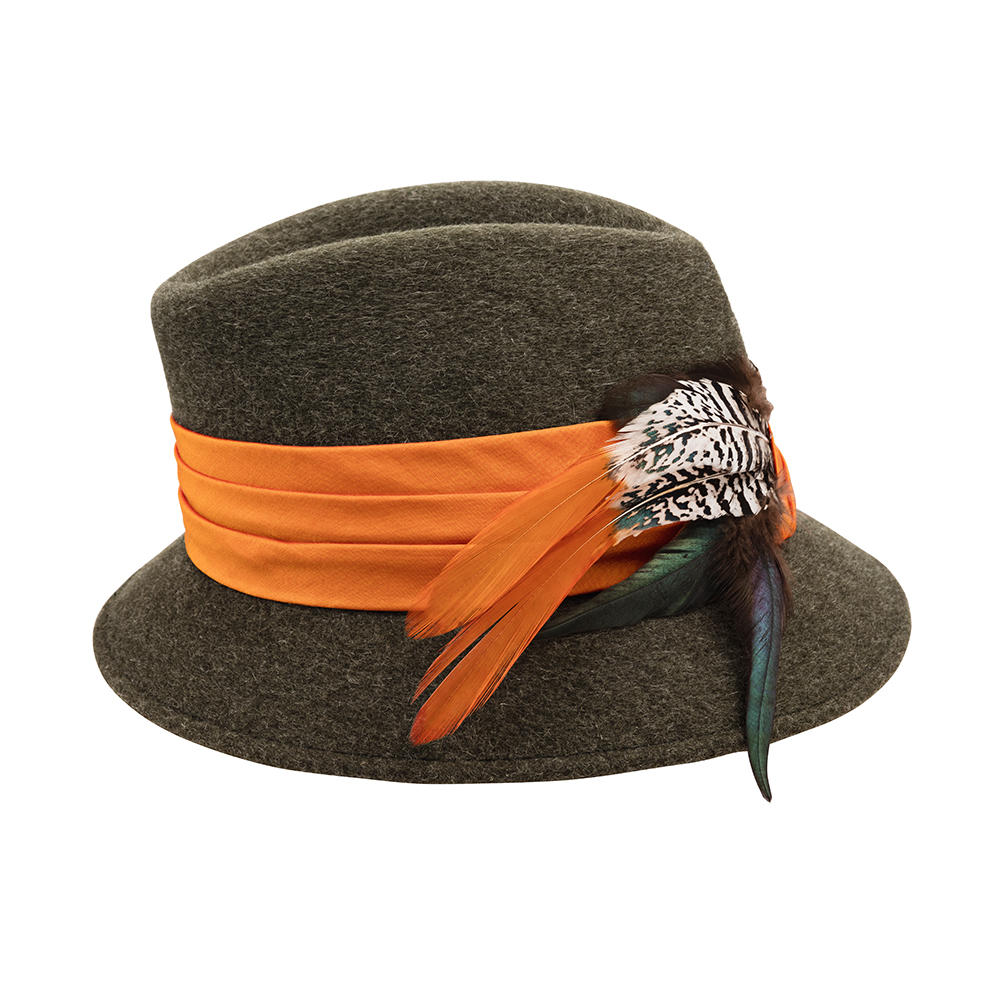 Damenhut »Leni«, mit Federschmuck