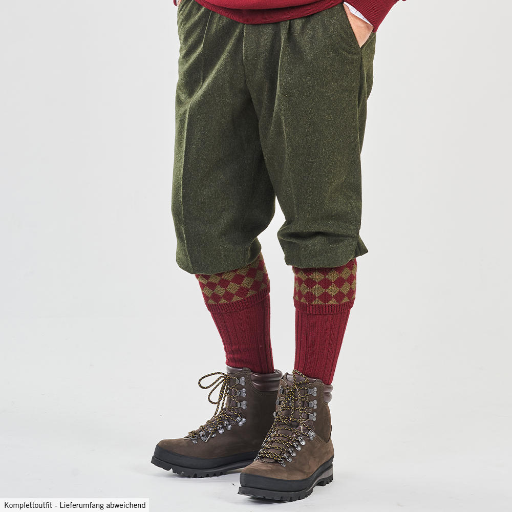 Chrysalis Herren Kniebundhose, Loden, grün
