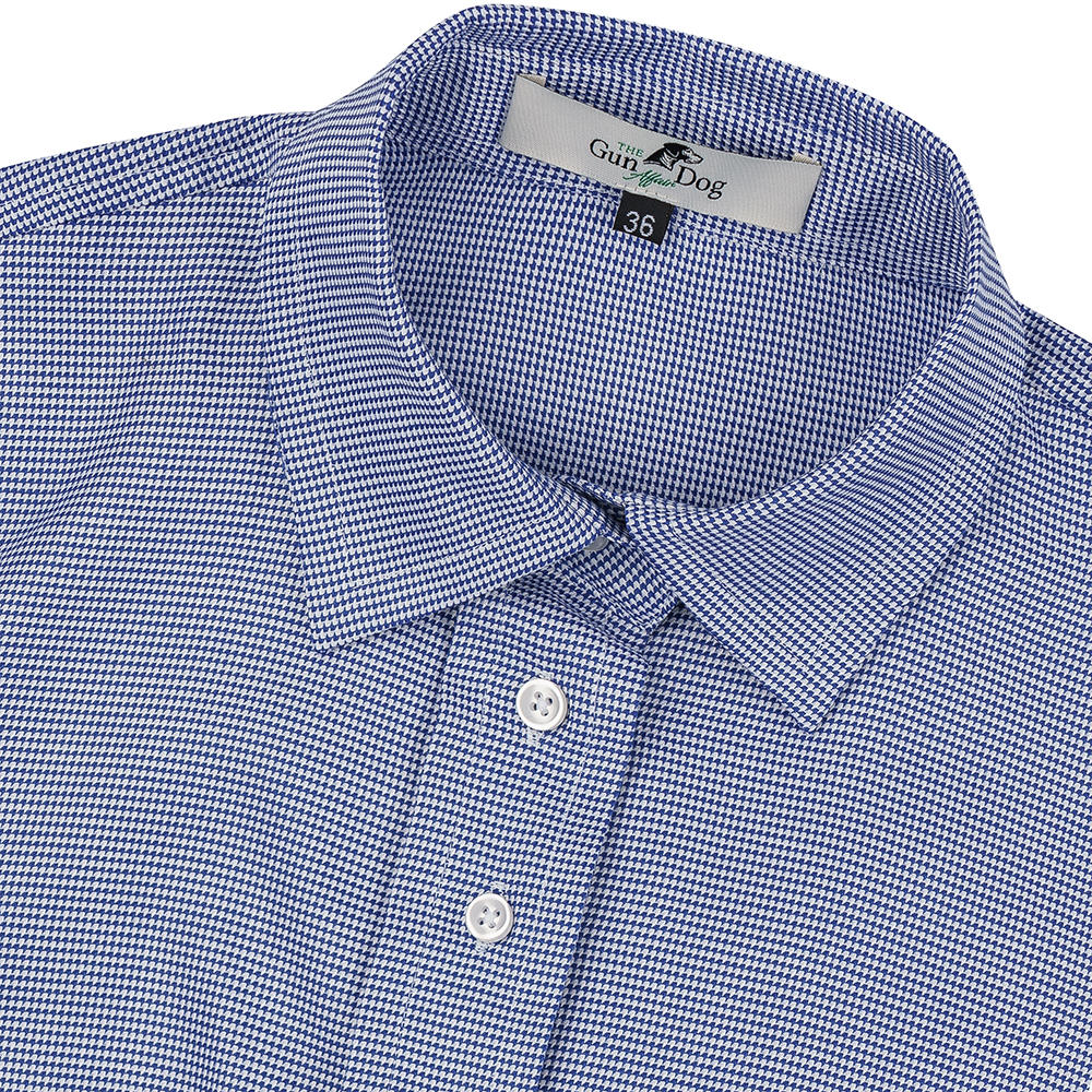 Damen-Bluse, Vichy-Karo, blau/weiß