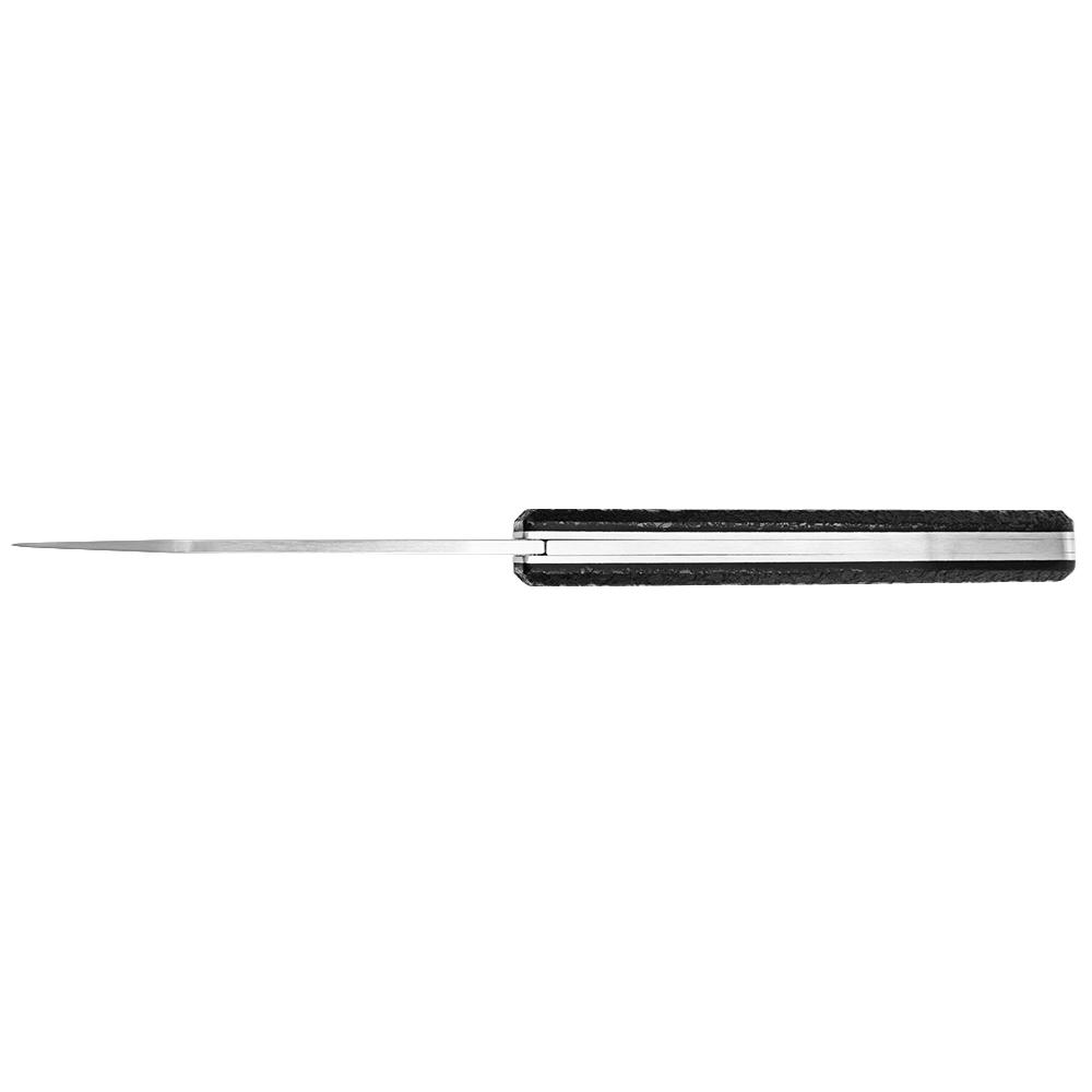 Couteau pliant Le Terril, charbon stabilisé, noir