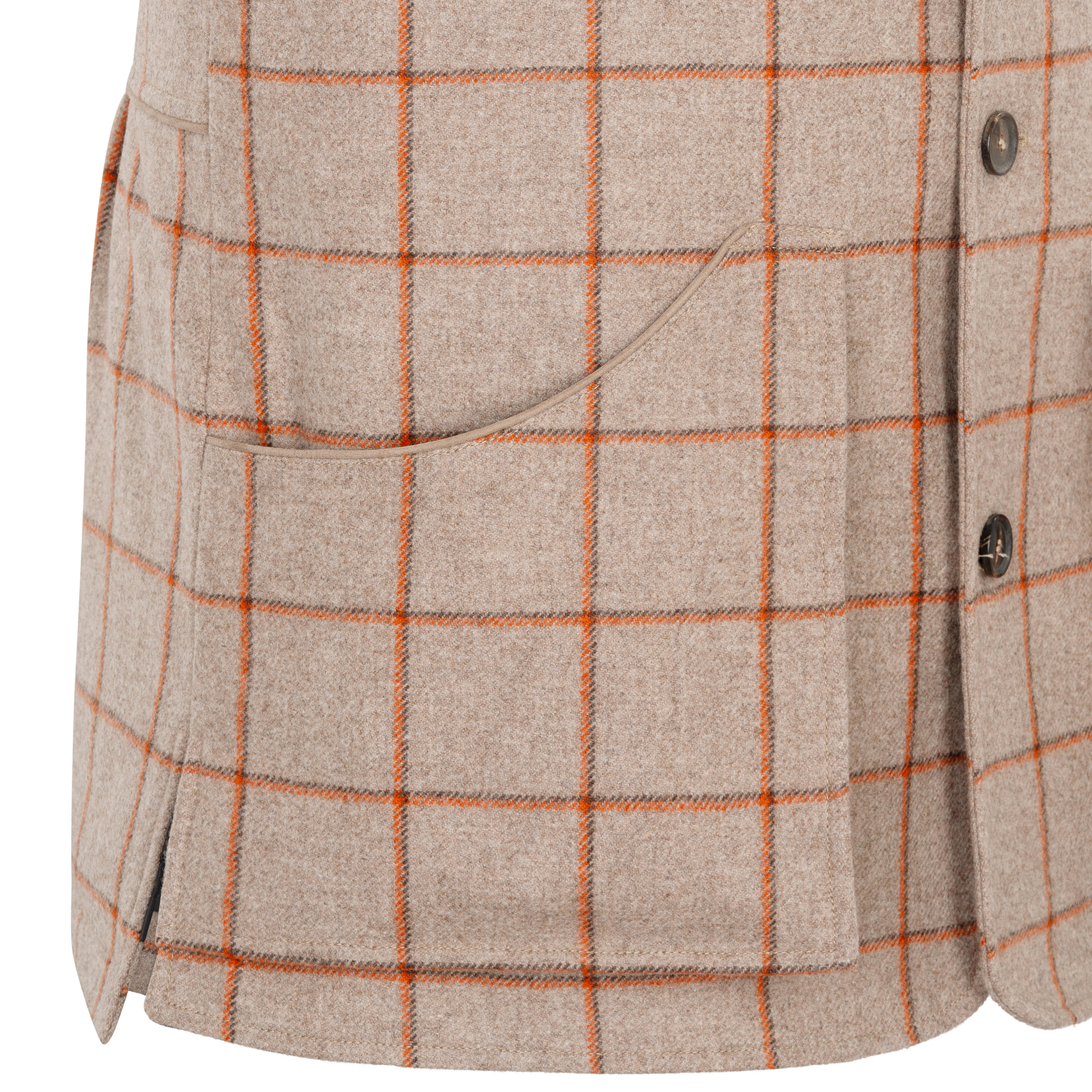 The GunDog Affair Herren-Schießweste »Mersey«, beige/orange