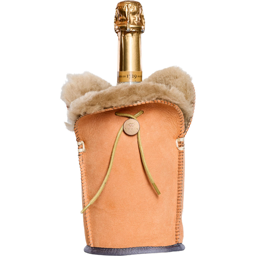 Lammfell Champagner-Kühler XL, Velours