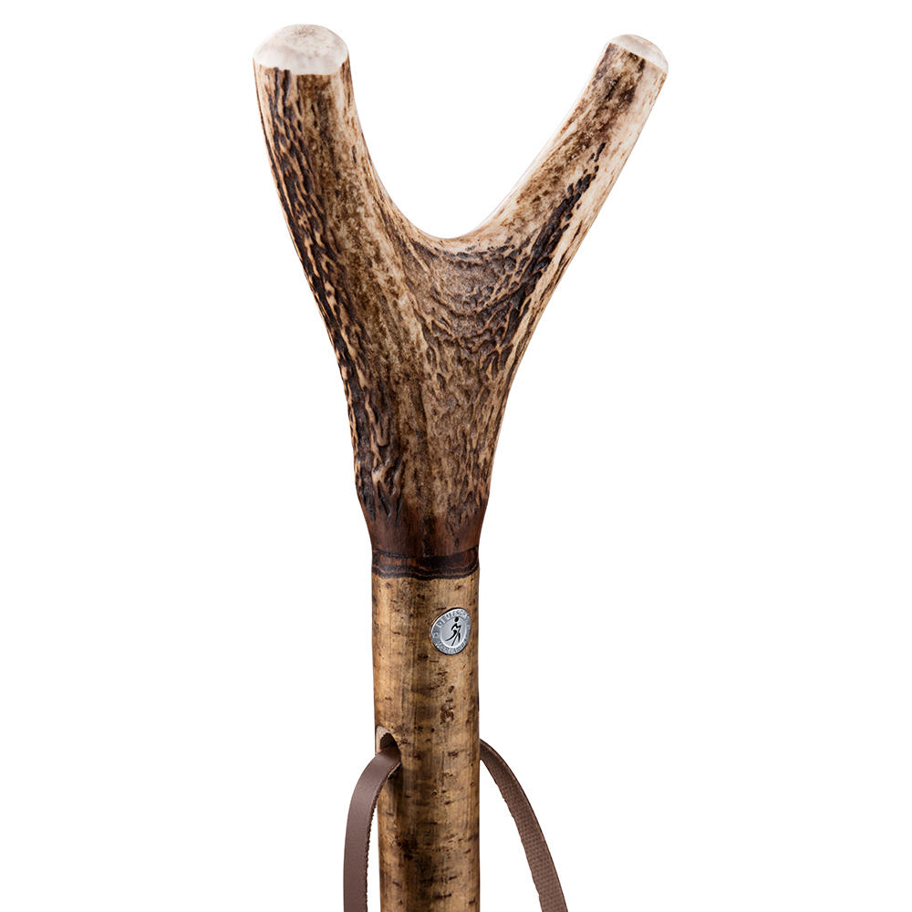 Gastrock Zielstock Hirschhorngabel, 1-teilig, 1,60 m