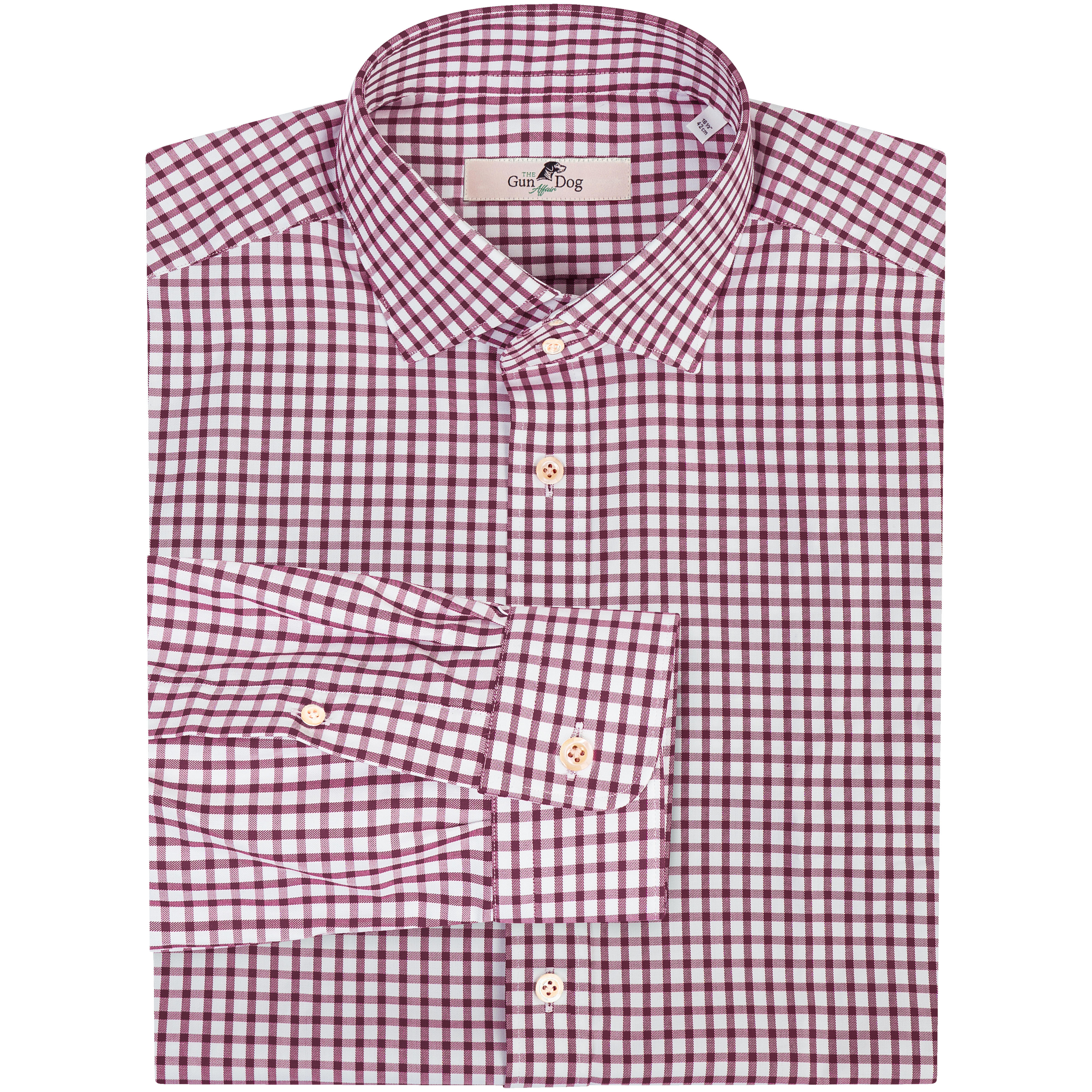 Herrenhemd »Collin«, Twill, rot/weiß