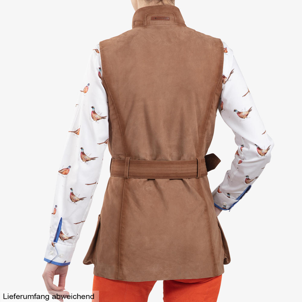 Damen Leder-Safari Weste »Saharian Lady«