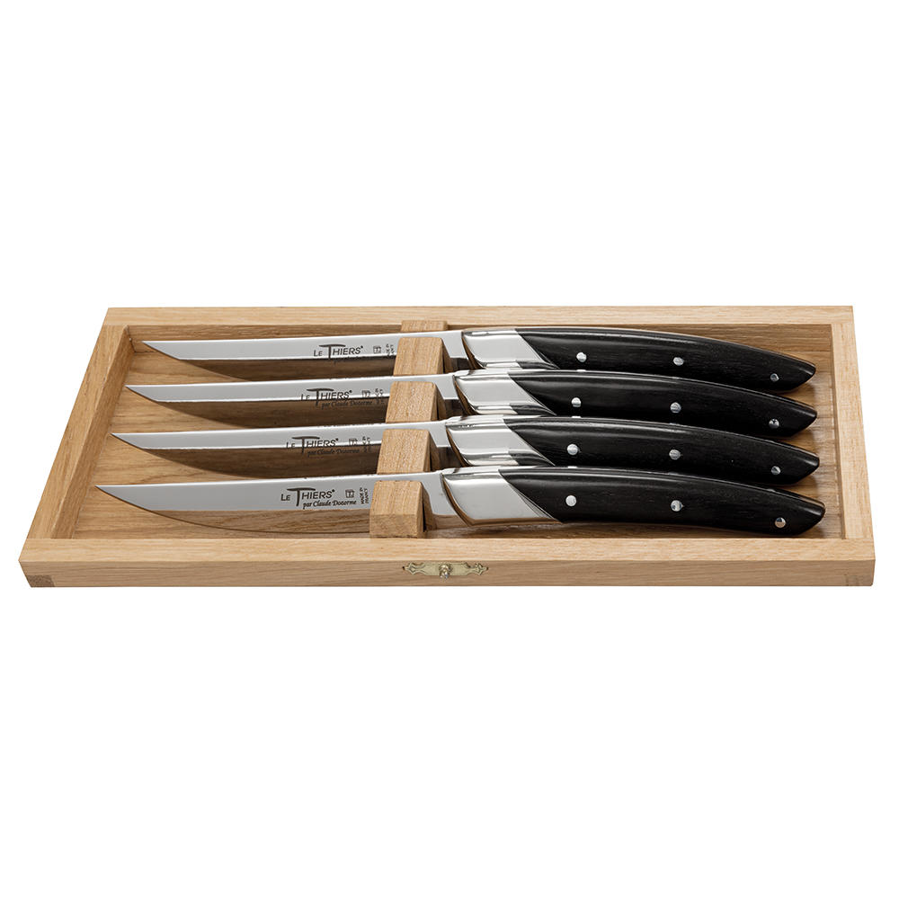 Le Thiers® Art Deco Steak- und Tafelmesser, Satz 4-teilig