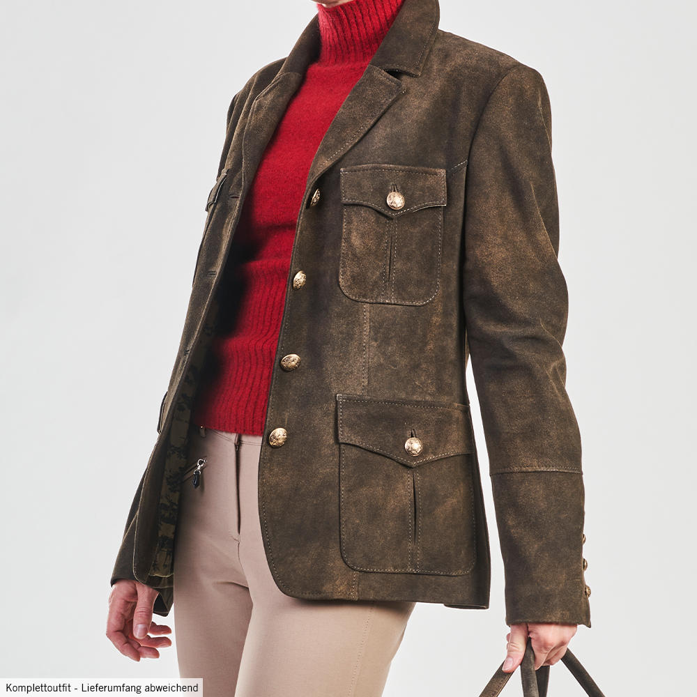 Meindl Damen Ziegenvelours Royal Safari Club Jacke