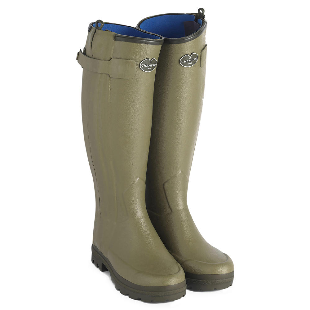Le Chameau Damen-Gummistiefel Chasseur, Neoprenfutter