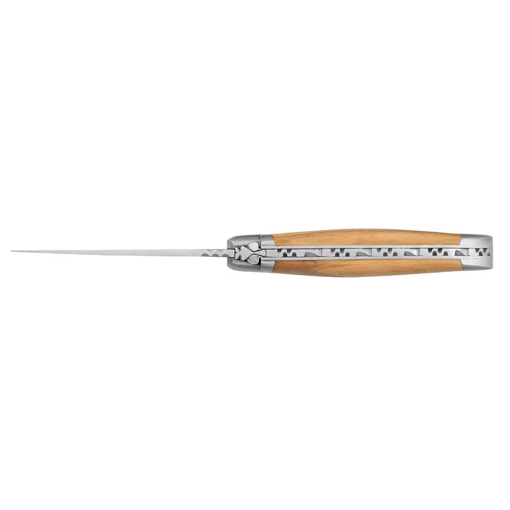Petit couteau pliant Laguiole, bois d’olivier