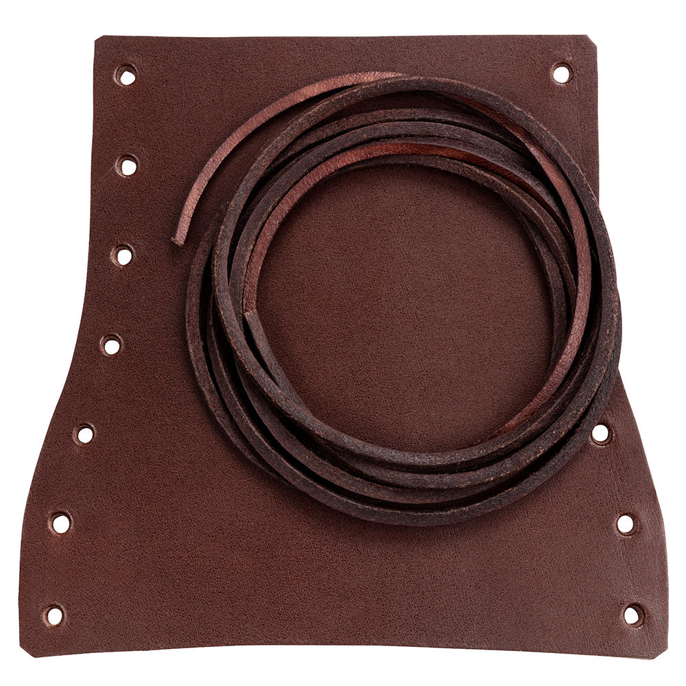 DICTUM® Axt-Collar für Forstbeil, Rindsleder, dunkelbraun