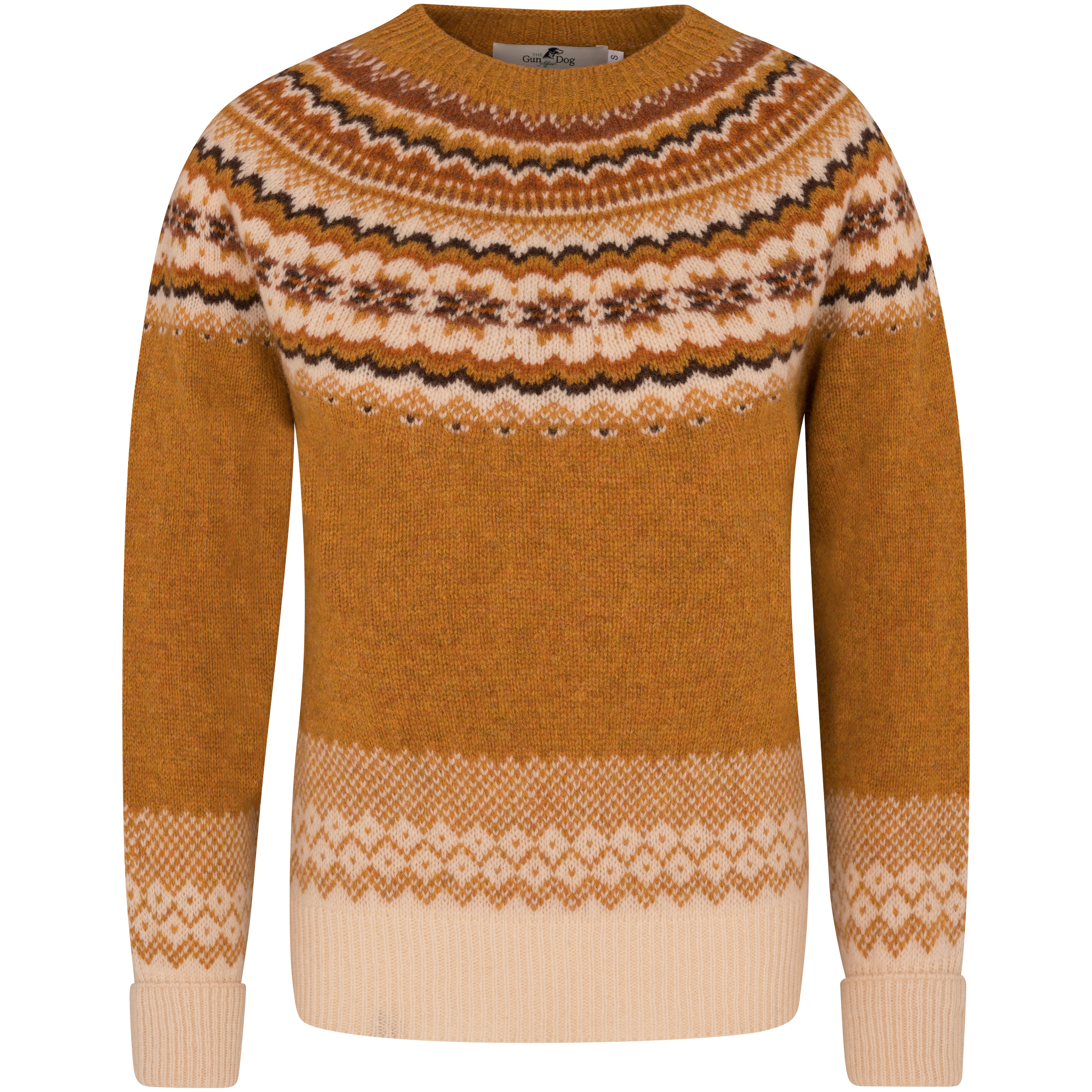 Damen Fair Isle-Pullover Winter